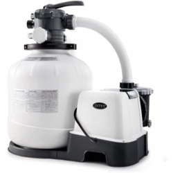 26679EG Krystal Clear 2150 GPH Pump & Saltwater Sand Filter Saltwater System, White/Black